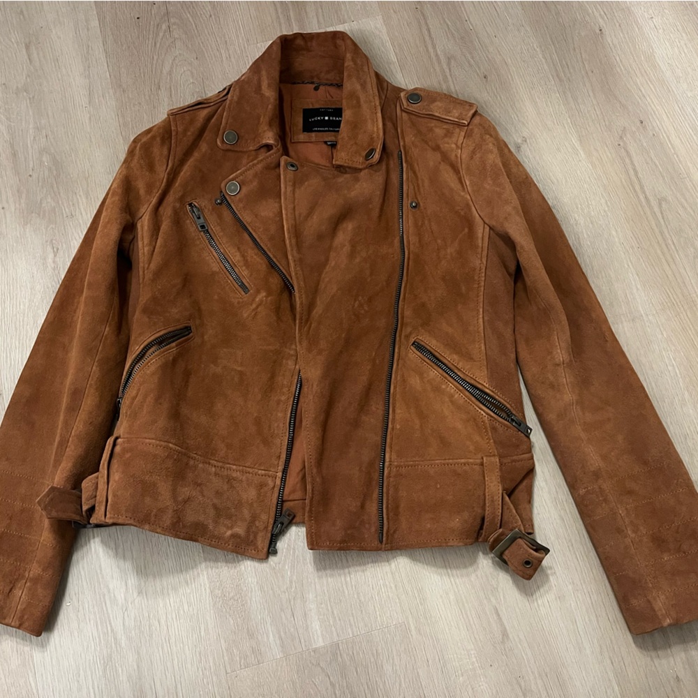 Lucky Brand Genuine Suede Jacket
